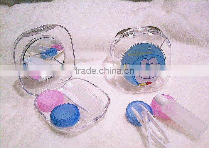 Mix wholesale supply fashion cute plastic contact lens case