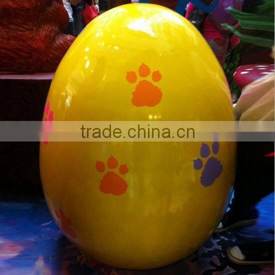 Resin fiberglass large easter eggs decoration