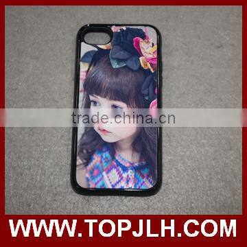 2D Sublimation Rubber 2 in 1 Cell Phone Cover For iPhone 7
