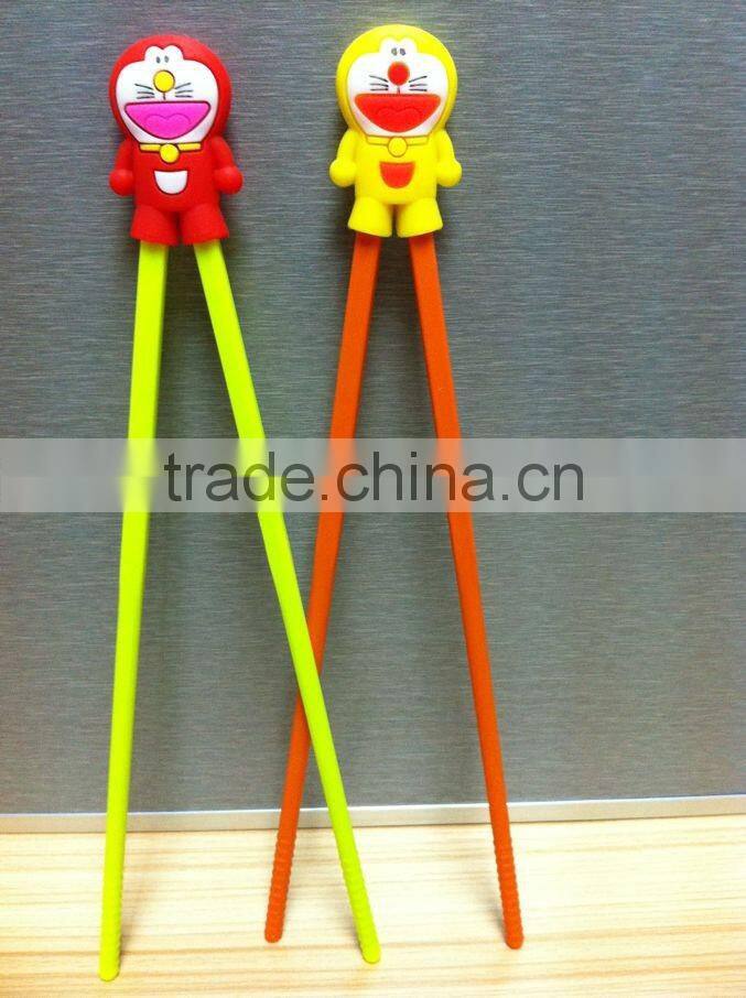 New candy color animals learning chopsticks/children training silicone chopsticks