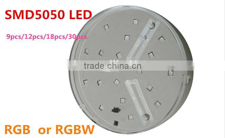 Wedding decoration materials rechargeable led lights for flower vase