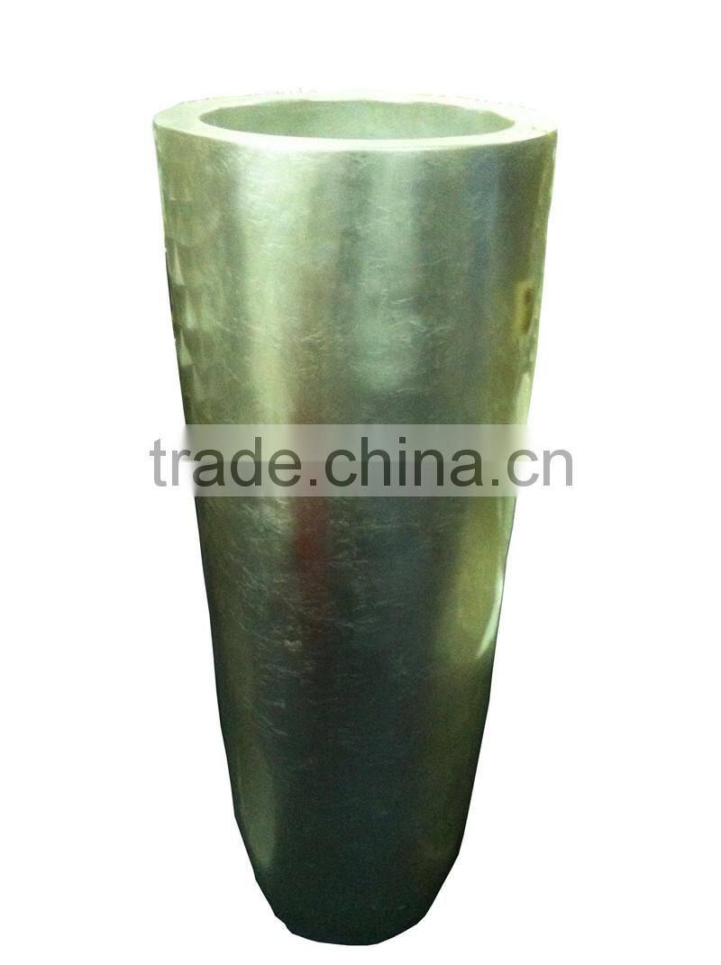 Home garden deco 20cm to 200 cm hight fiberglass or plastic christmas flower and large tree pots EHP1501 1414