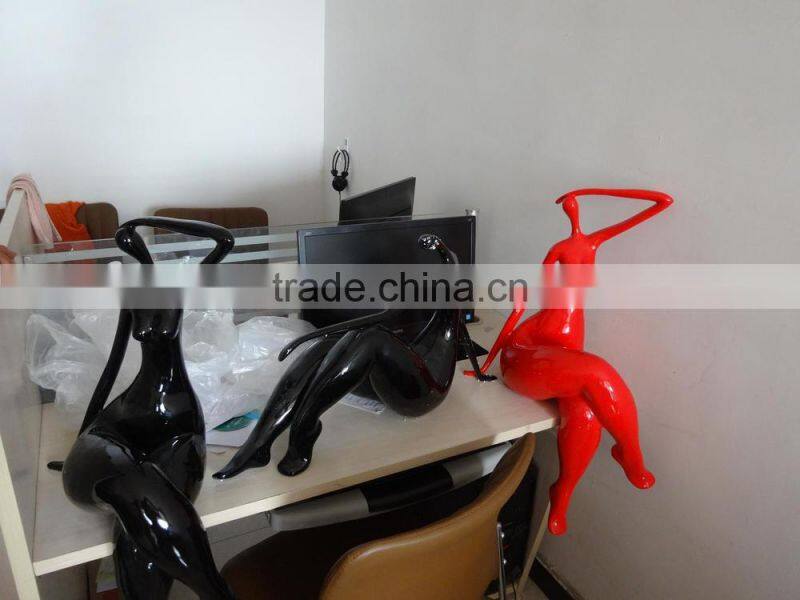 Resin Fat Lady Sculpture