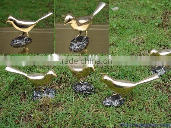 Outdoor Large Stainless Steel Bird Sculpture