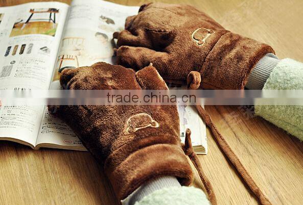 personalized winter gloves fashion winter heated gloves paws warm gloves wholesale