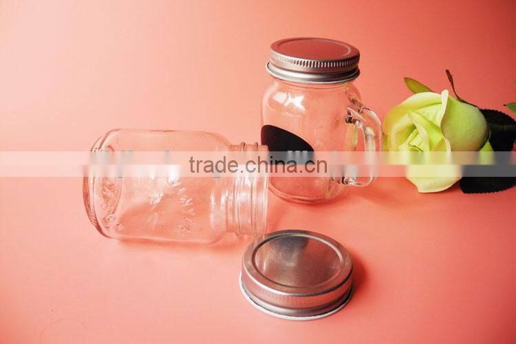 100ml cute drinking glass tumbler cup with cap