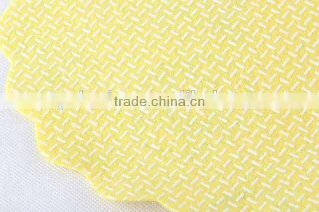 3pc round felt cloth placemat printed coaster