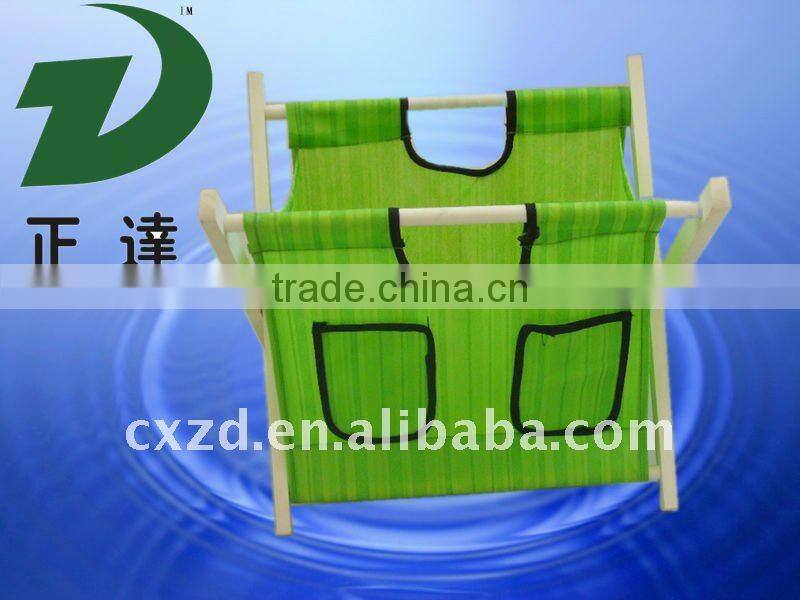 FABRIC MAGAZINE RACK,CLOTH MAGAZINE HOLDER,WOODEN MAGAZINE RACK