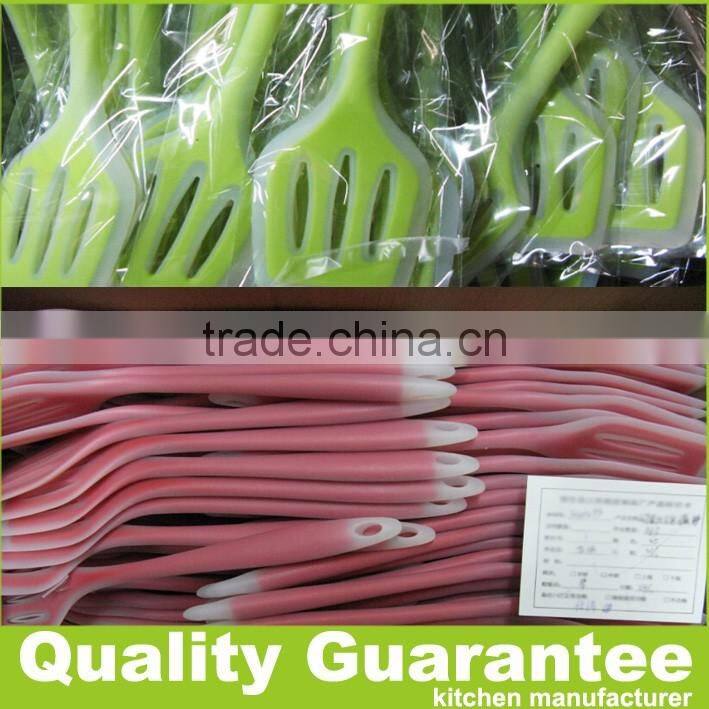 2016 new set of 7 /5 silicone kitchen cooking tool set silicone utensil set Solid Silicone Kitchen Utensils Set