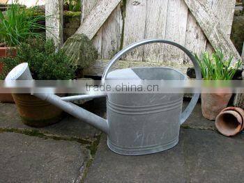 High Quality 7L Oval Metal Watering Can/ Colorful Metal Garden Toys/ Metal Flower Planter