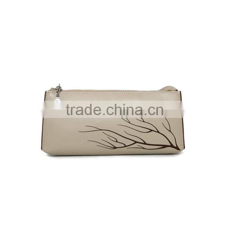 Lady Genuine Leather Hand Bag Cosmetic Bag with Stampa Wholesale