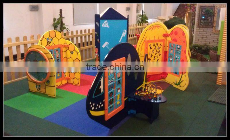 (A-19202)mush room slide day care center indoor plastic slide fun learning games for 6 year olds