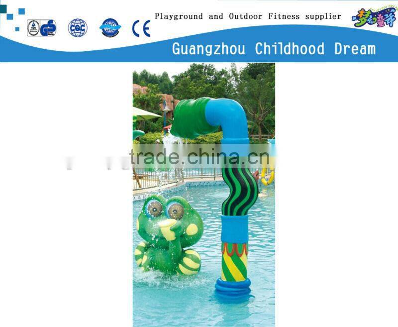 (HD-7205)Water plants and frog playing water aqua park
