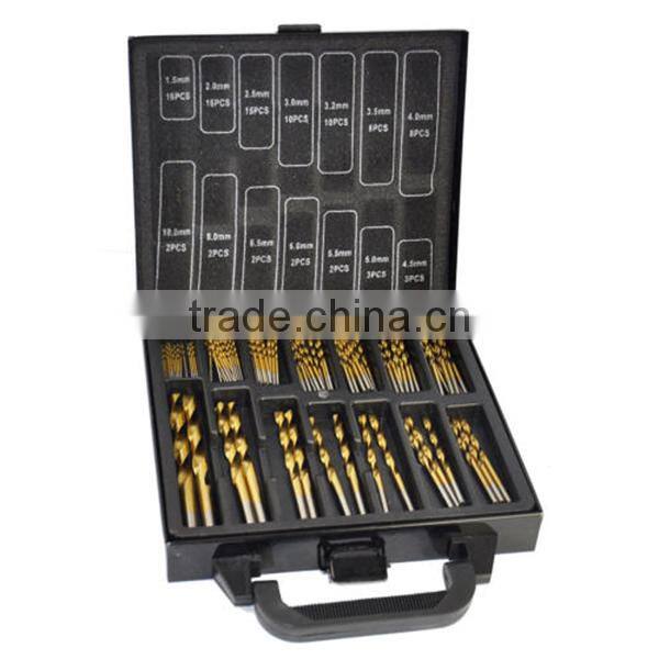 Titanium Coated 99 Pc Piece HSS Drill Bit Set