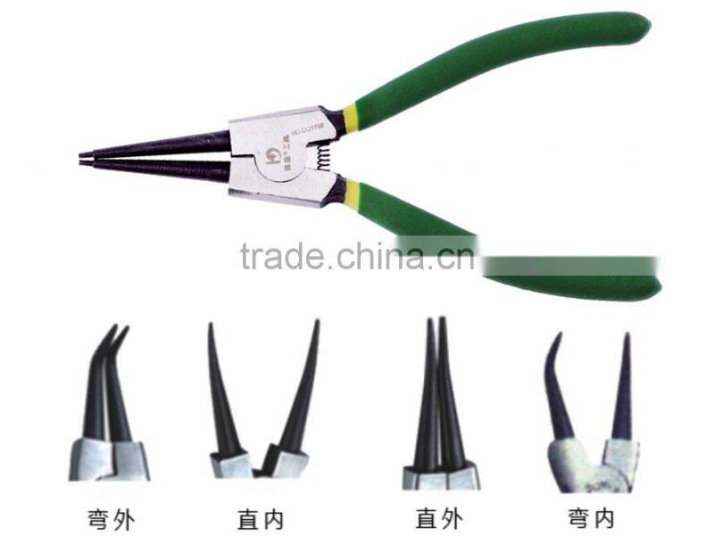 Different types of Japanese circlip pliers