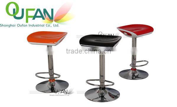 Oufan chrome barstools with footrest ABS-1064