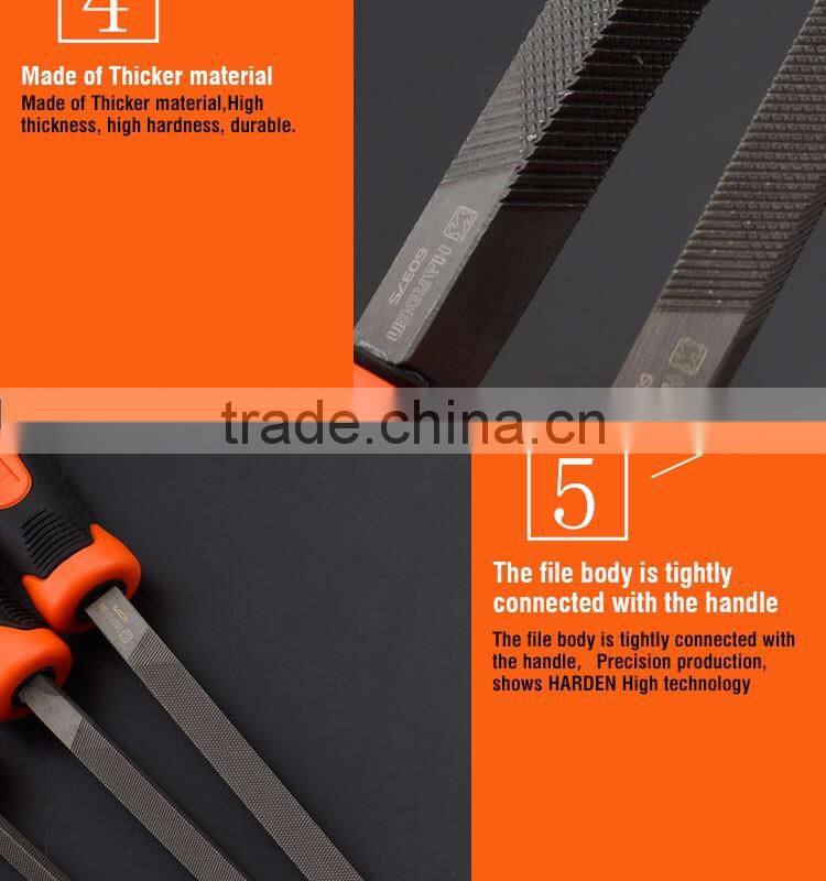 Professional 10" T12 Steel Square Smooth File With Soft Handle