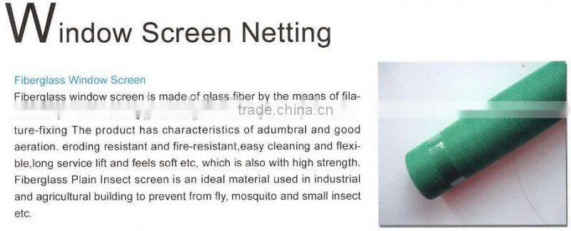 Plastic window screen netting from Guangzhou Supplier