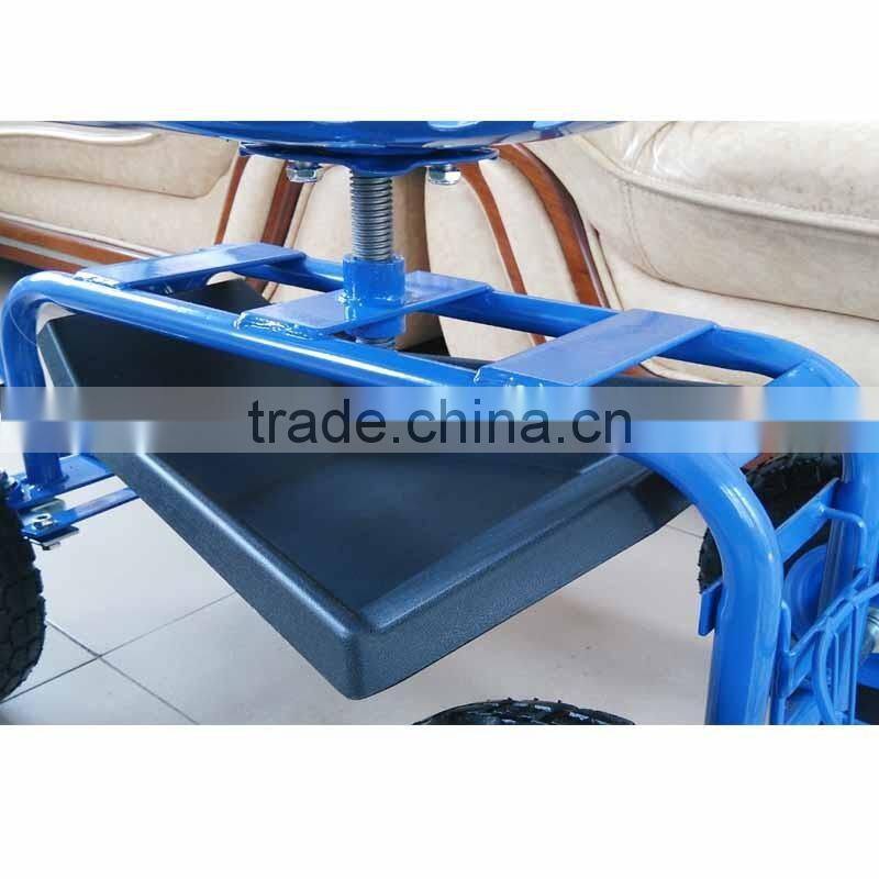 Deluxe Garden Tractor Scoot with round basket