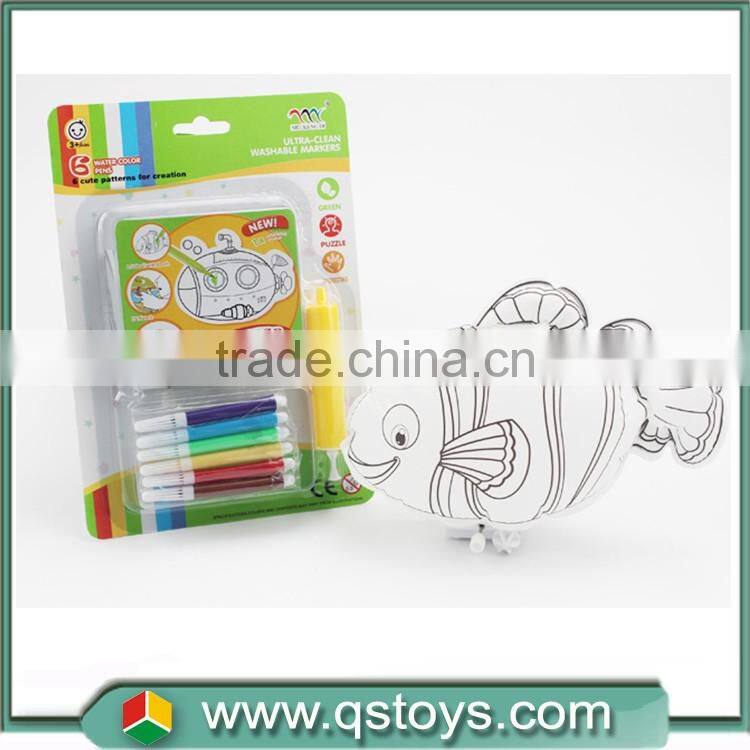 2017 New DIY Inflatable friction plane toys for kids play