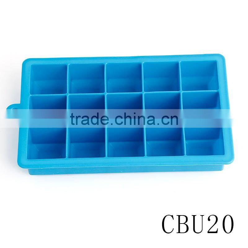 CBU20 Easy release silicone ice cube tray mold with 6 small cell Home ice maker silicone ice cube tray mold