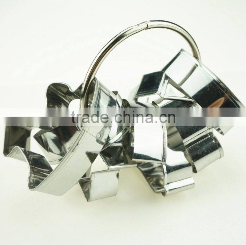 47024 8 pcs stainless steel cookie cutter set