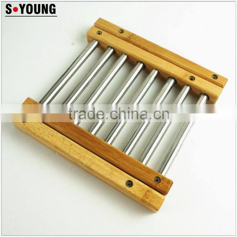 22031 Ajustable bamboo pot holder
