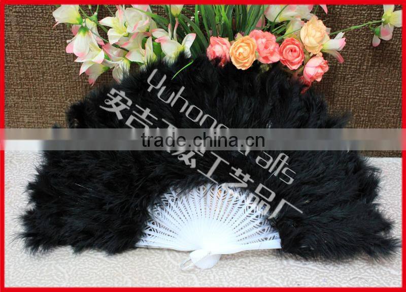 Performance accessory feather dance fan