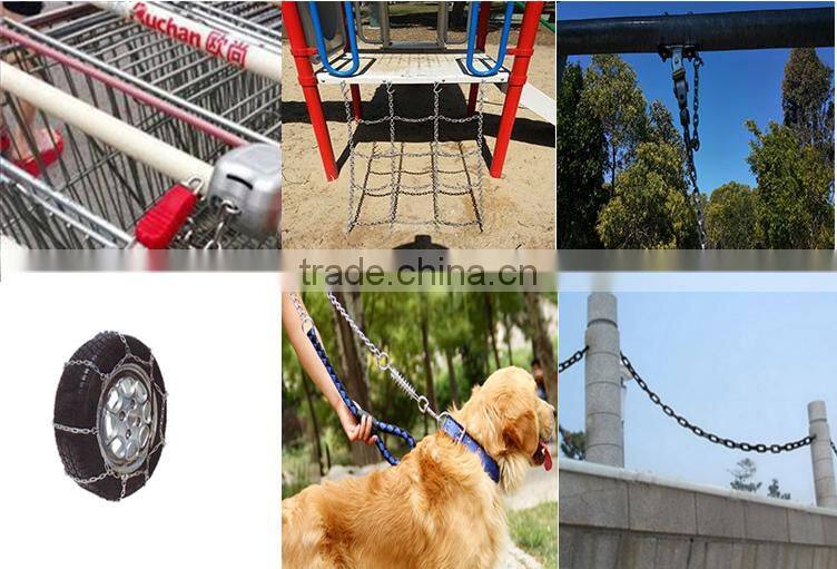 factory price galvanized welded steel link chain short link chain