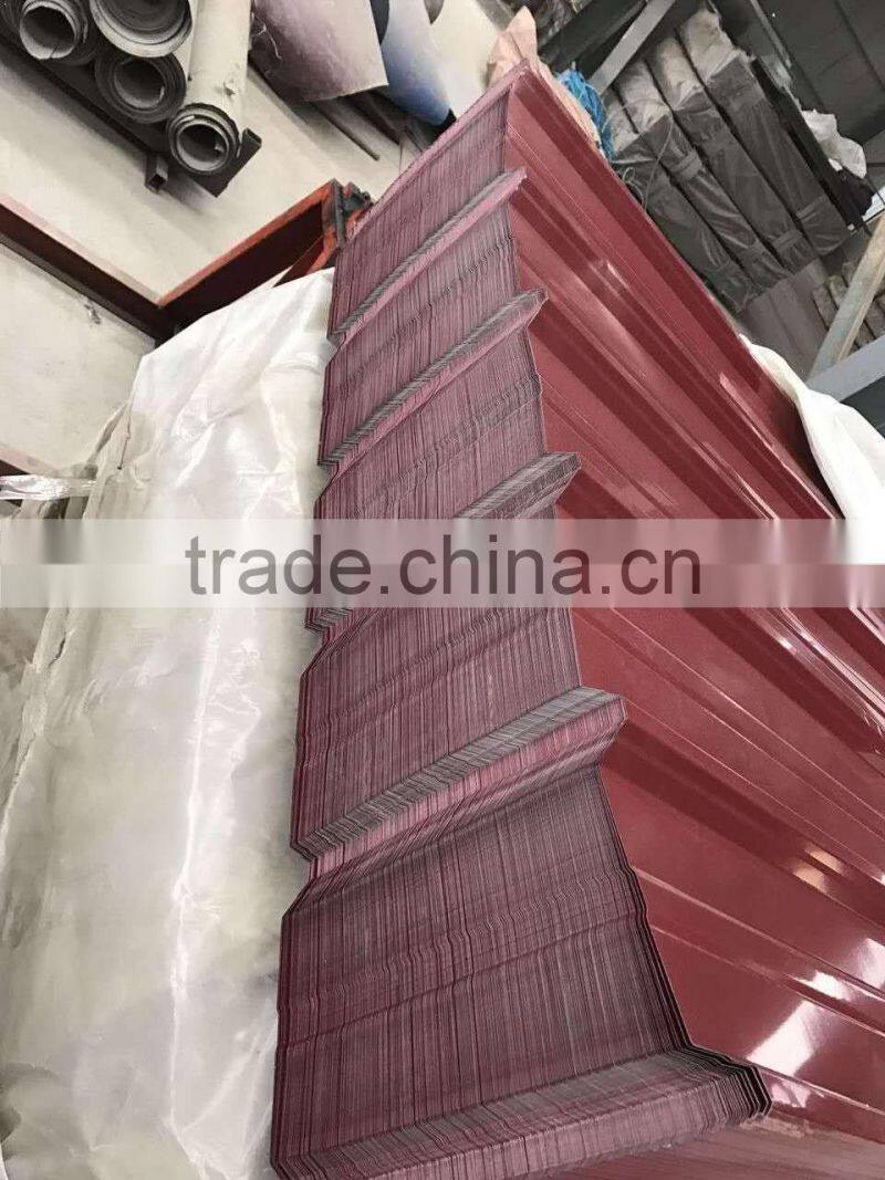 Color Corrugated Roofing Sheet Ghana Market in stock