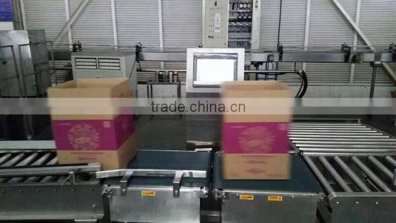 Hot selling check weigher weight sorter machine.in motion checkweigher