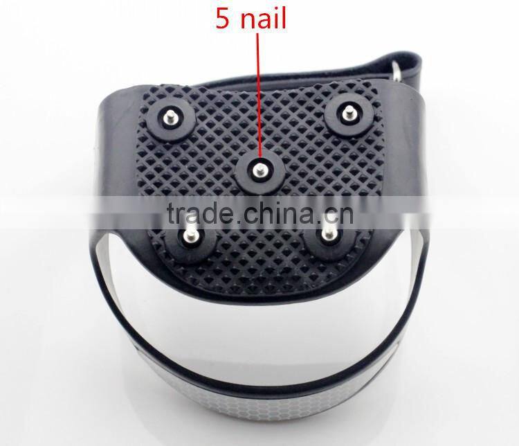 Fashion professional convenient ice spikes Anti-slip silicone rubber heel crampons
