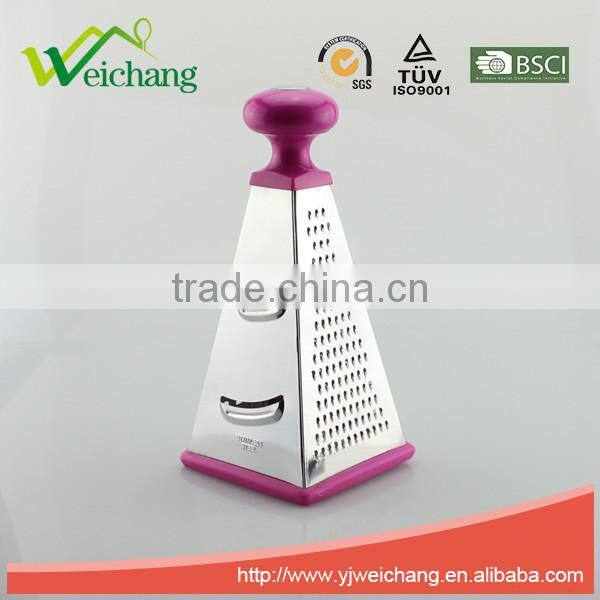 WCGT022 4 side wholesale vegetable kitchen graters stainless steel grater