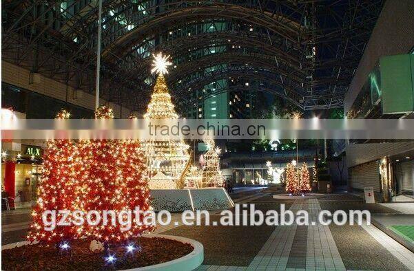 Best selling Outdoor LED artificial Christmas tree decoration for landscaping