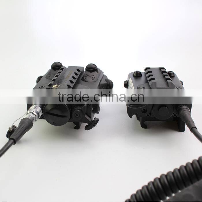 New Military Standard Compact Square Design Tactical ES-FX103-LG green laser sight with led flashlight Combo (FDA certified)