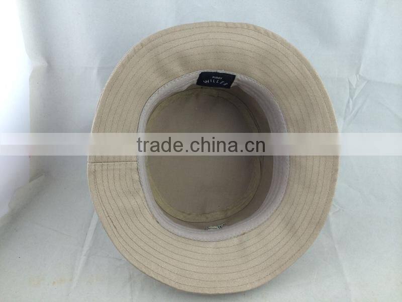 Fashion 100%cotton High Quality Embroidery Bucket Hat