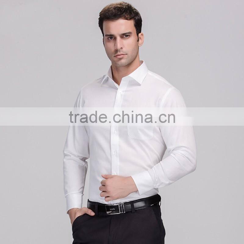 Custom Slim fit cut cotton dress shirts business shirts cotton mens white shirts