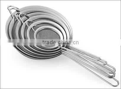 Kitchen utensil set stainless steel handle oilnet kitchen strainer