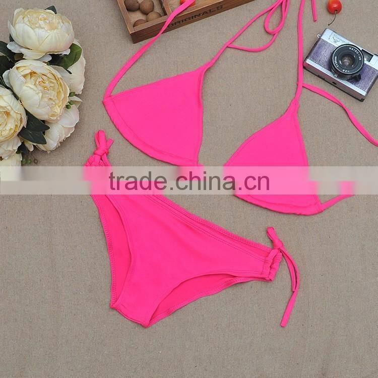 Women Push Up Swimwear Sexy Bikini Set Strappy Swimsuit