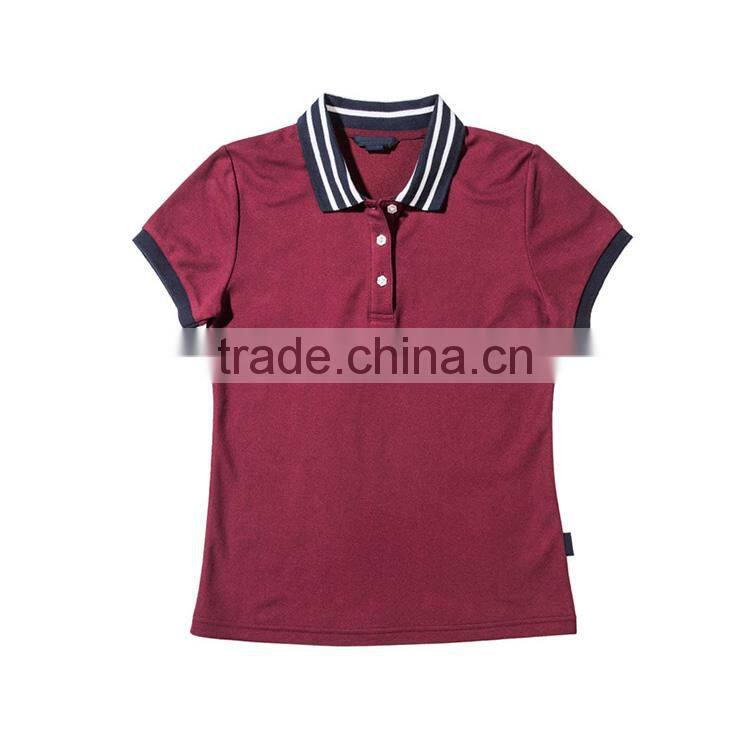 2017 spring new girl's sports T-shirts, wind student polo shirts, short sleeved t-shirts OEM