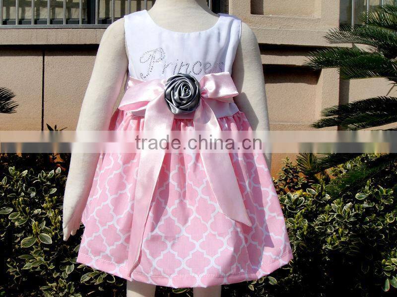 2014 newest lovely baby girls' petti dress made in China