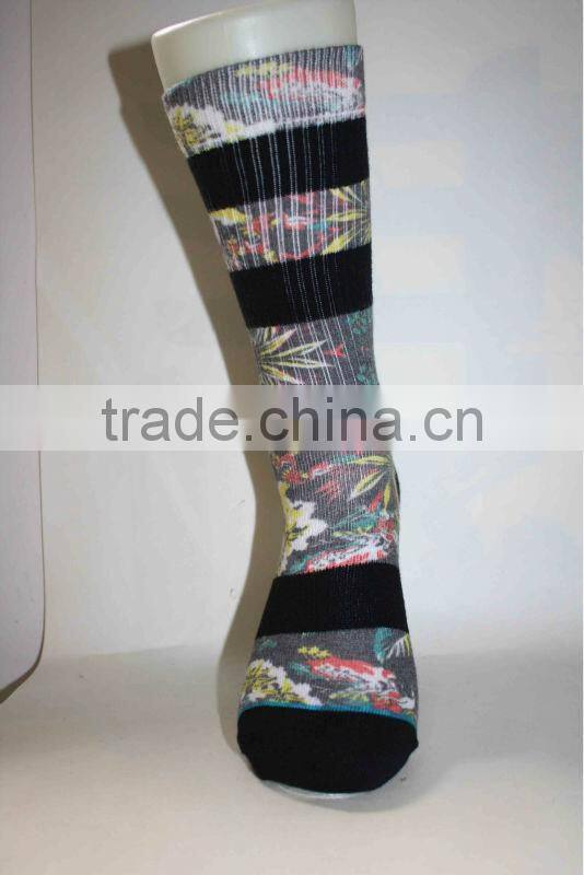 sublimation printing socks embroided socks polyester socks