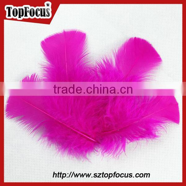 cheap hot sale colorful decorations fluffy artificial turkey feather