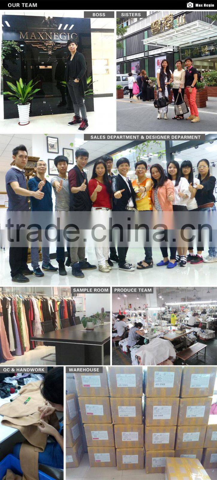 Guangzhou Maxnegio Wholesale 2016 New Style Fashion Loose Casual Women Shorts Black/ White with Belt