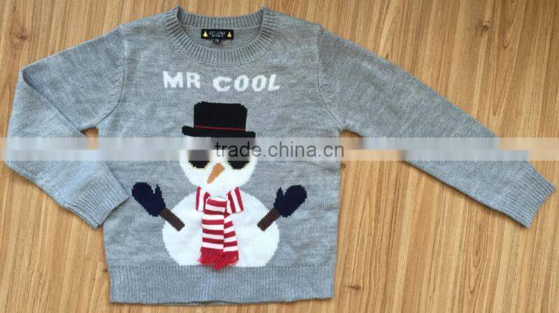 Children holiday sweaters christmas sweater wholesaler sweater(BKNK0624)
