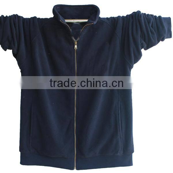 100%cotton stand collar thick jacket coat man