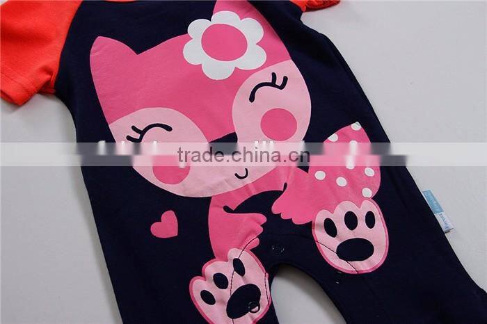 SR-236G soft cotton cartoon infant romper wholesale baby clothes bodysuit baby clothes set
