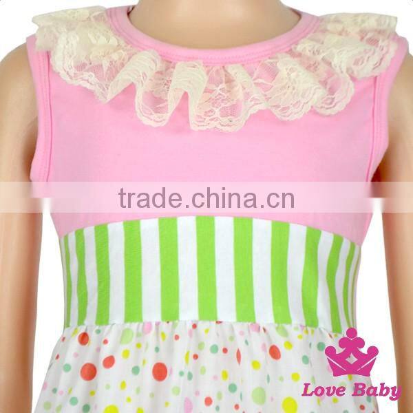 2017 New Three Color Cake Skirt Sleeveless Suit Stylish Ruffle Set Kids Anarkalifall Boutique Girl Clothing Outfits