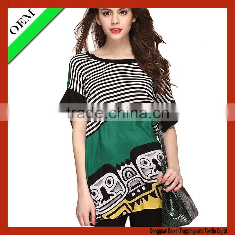 2015 seamless 100% cotton t-shirt,t-shirt size s m l xl xxl xxxl,women print t-shirt OEM