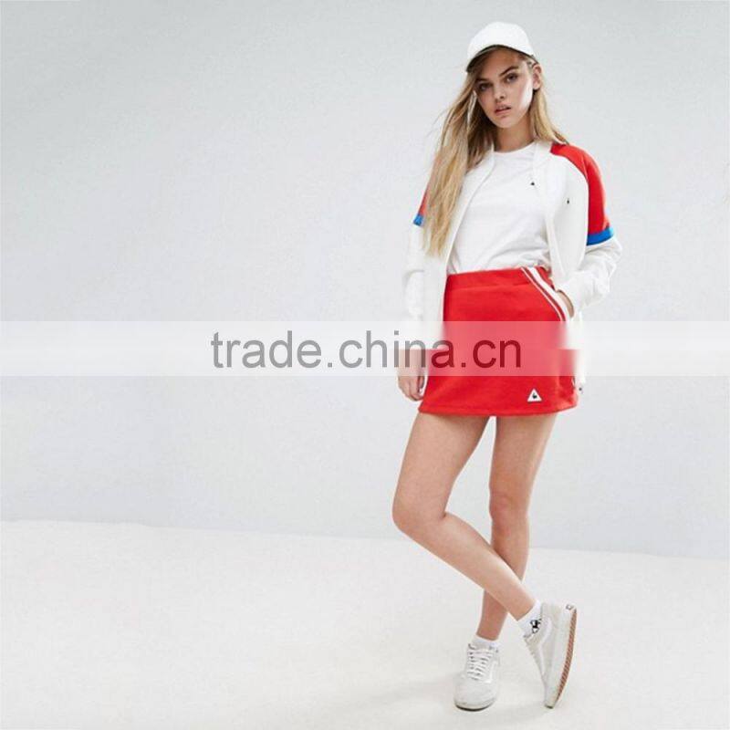 2017 sports casual baseball collar women clothes / Long Korean women youth 100% cotton thin coat